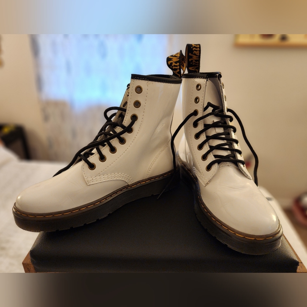 Dr. Martens Patent Combat boots